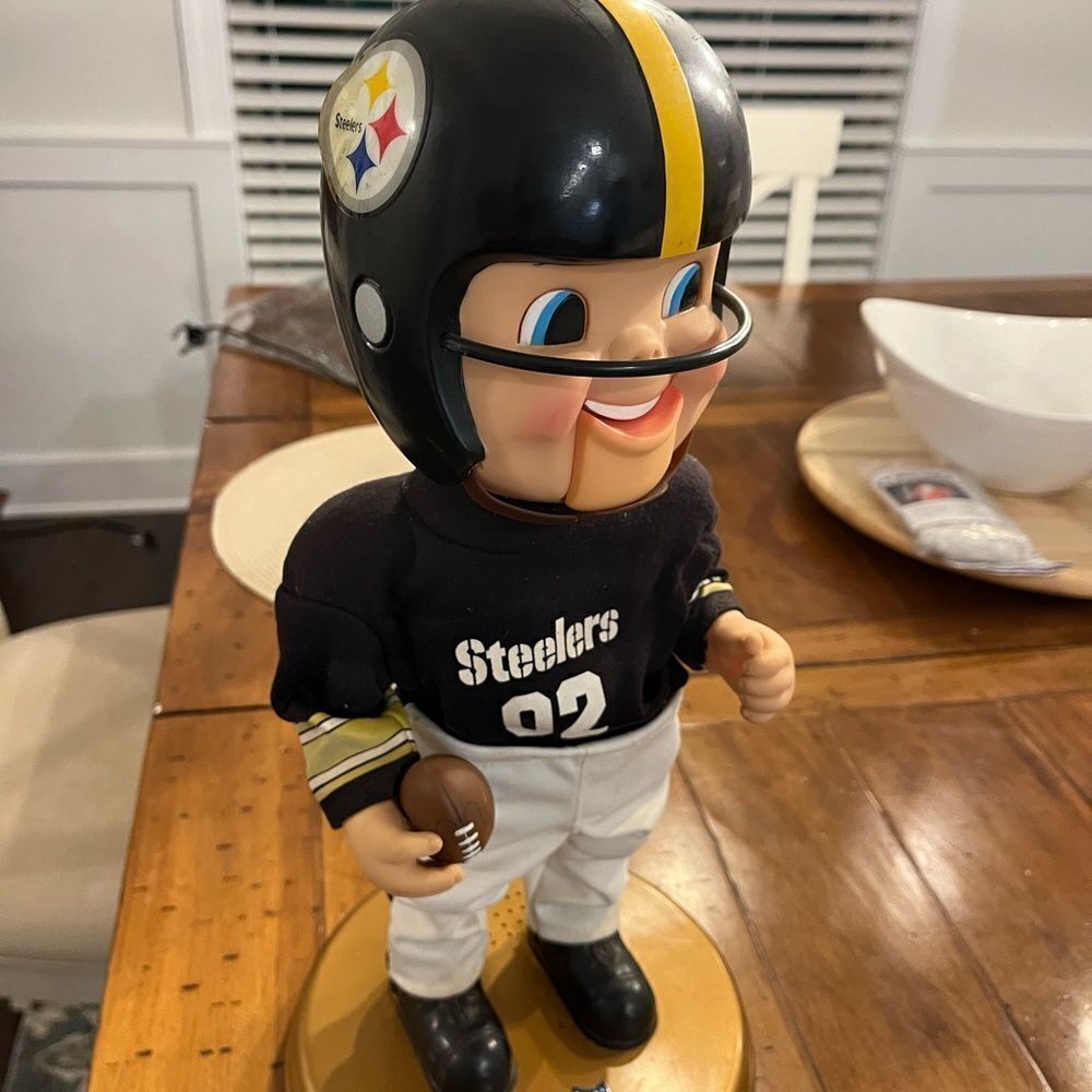 Rockin Randall Singing Pittsburgh Steelers Player Monday Night Football Doll